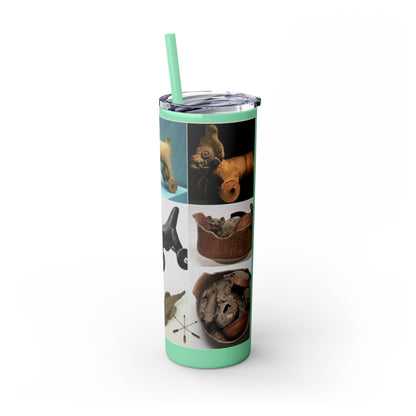 Aztec 20oz Skinny Tumbler - Educational Indigenous Artifacts Design