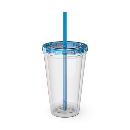 Opothleyahola Sunsplash Tumbler with Straw, 16oz