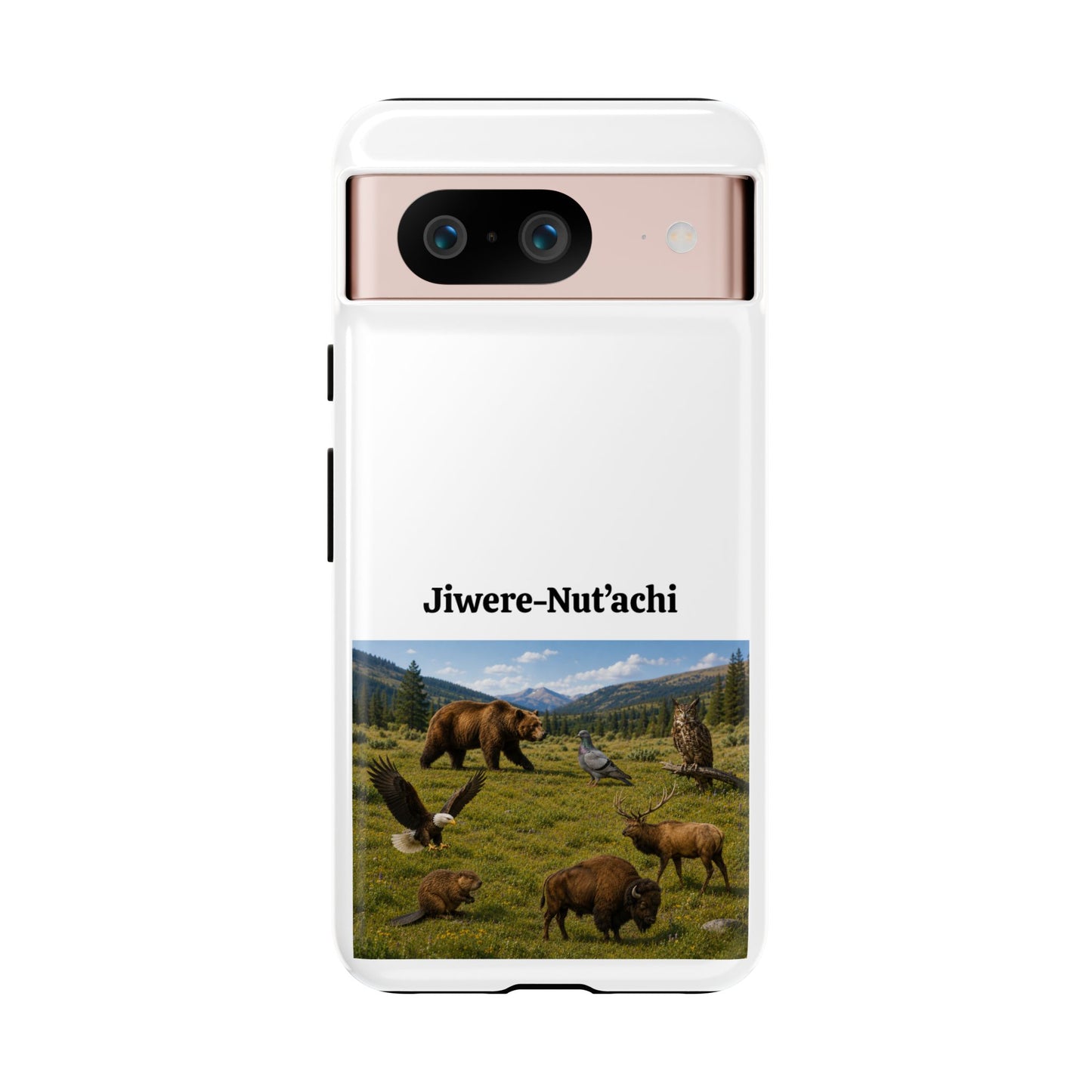 Otoe-Missouria Phone Tough Case — Bold 'Tough Cases' Graphic Protective Cover
