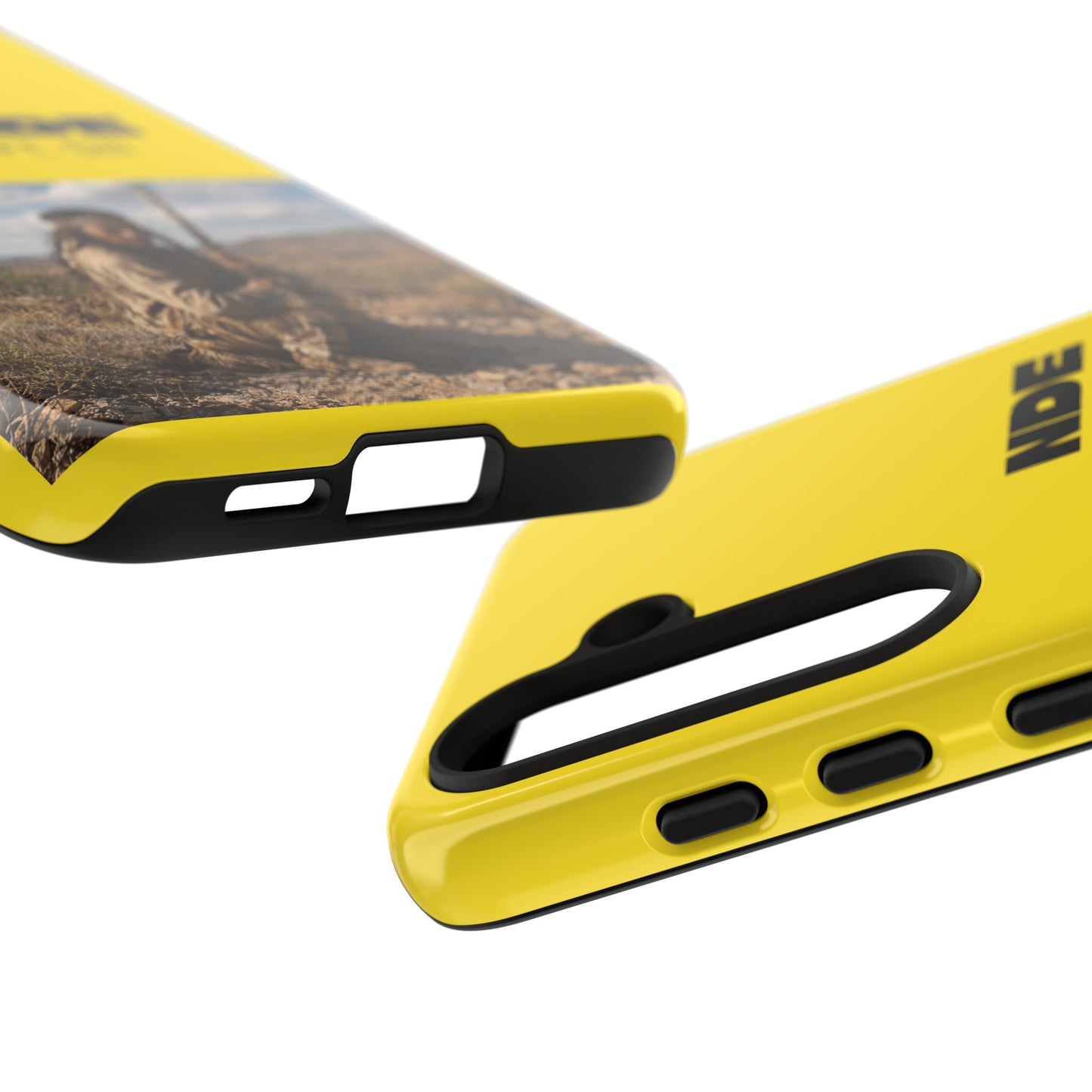 Ft. Sill Phone Case — Yellow ‘NDE Ft. Sill’ Desert Photo Protective Cover