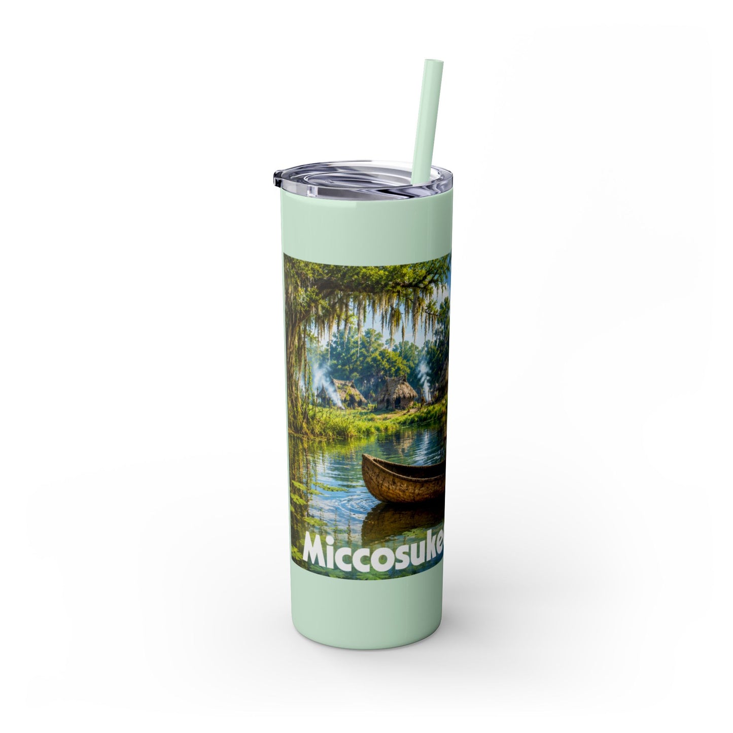 Seminole Skinny Tumbler with Straw, 20oz