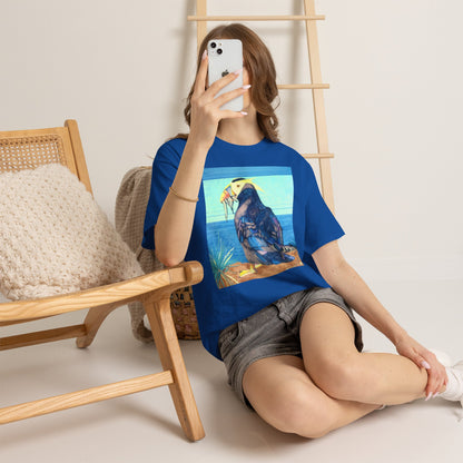Puffin Beach Tee — Vintage Seaside Bird Graphic T-Shirt