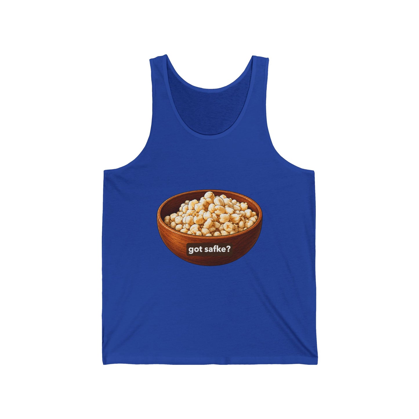 Got Safke Tank Top — "got s afke?" Funny Snack Lover Graphic Tank