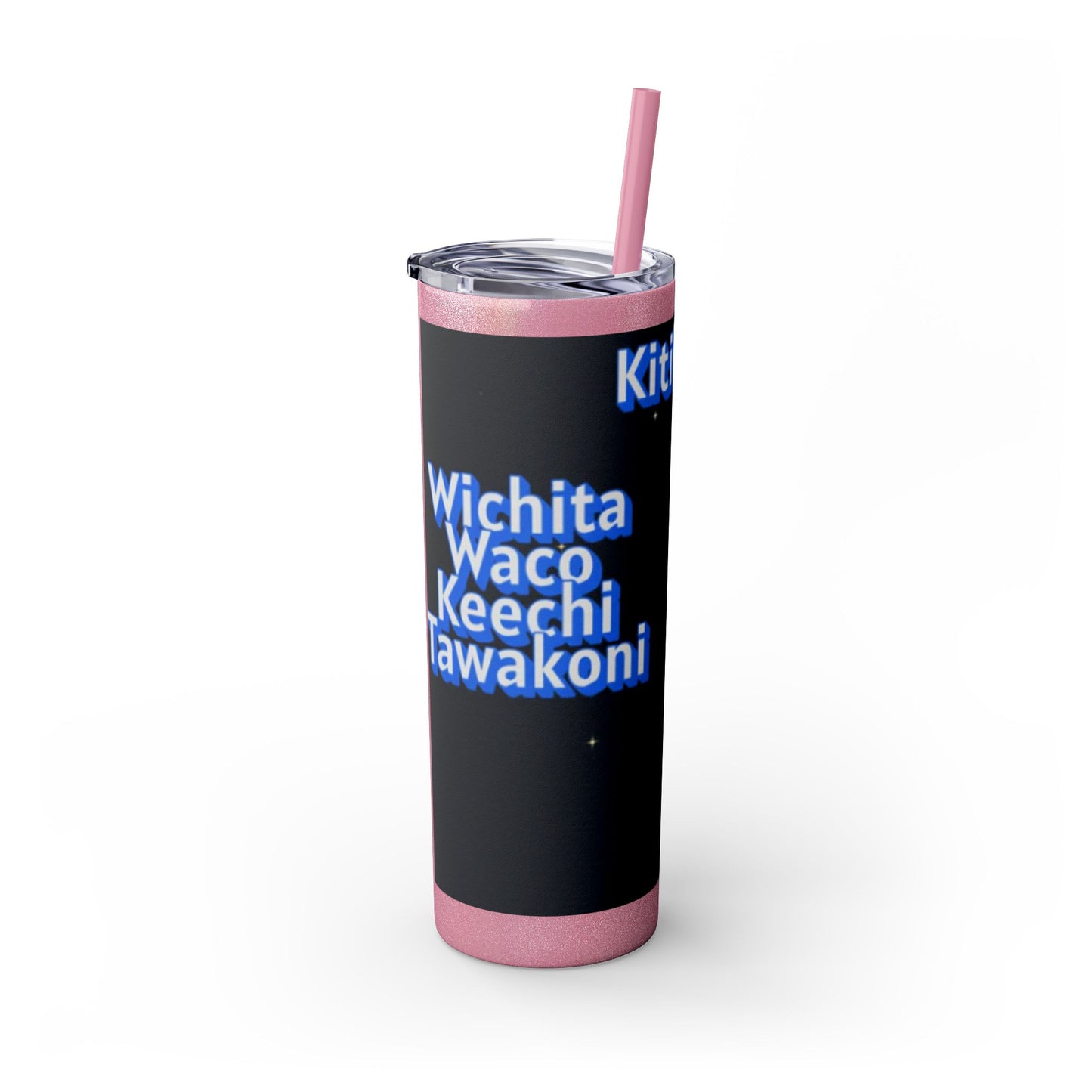 Wichita Skinny Tumbler with Straw, 20oz