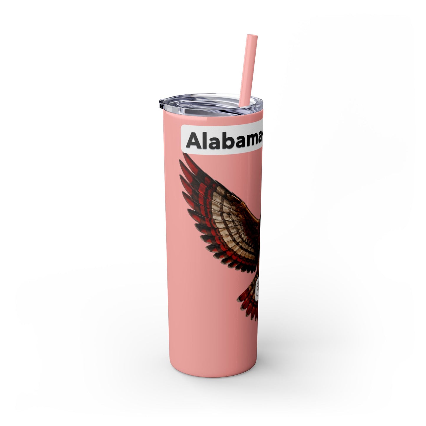 AQ Skinny Tumbler with Straw, 20oz