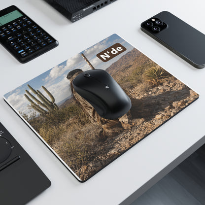 Ft. Sill Native Desert Warrior Mouse Pad — 'N'de' Scenic Western Desk Mat