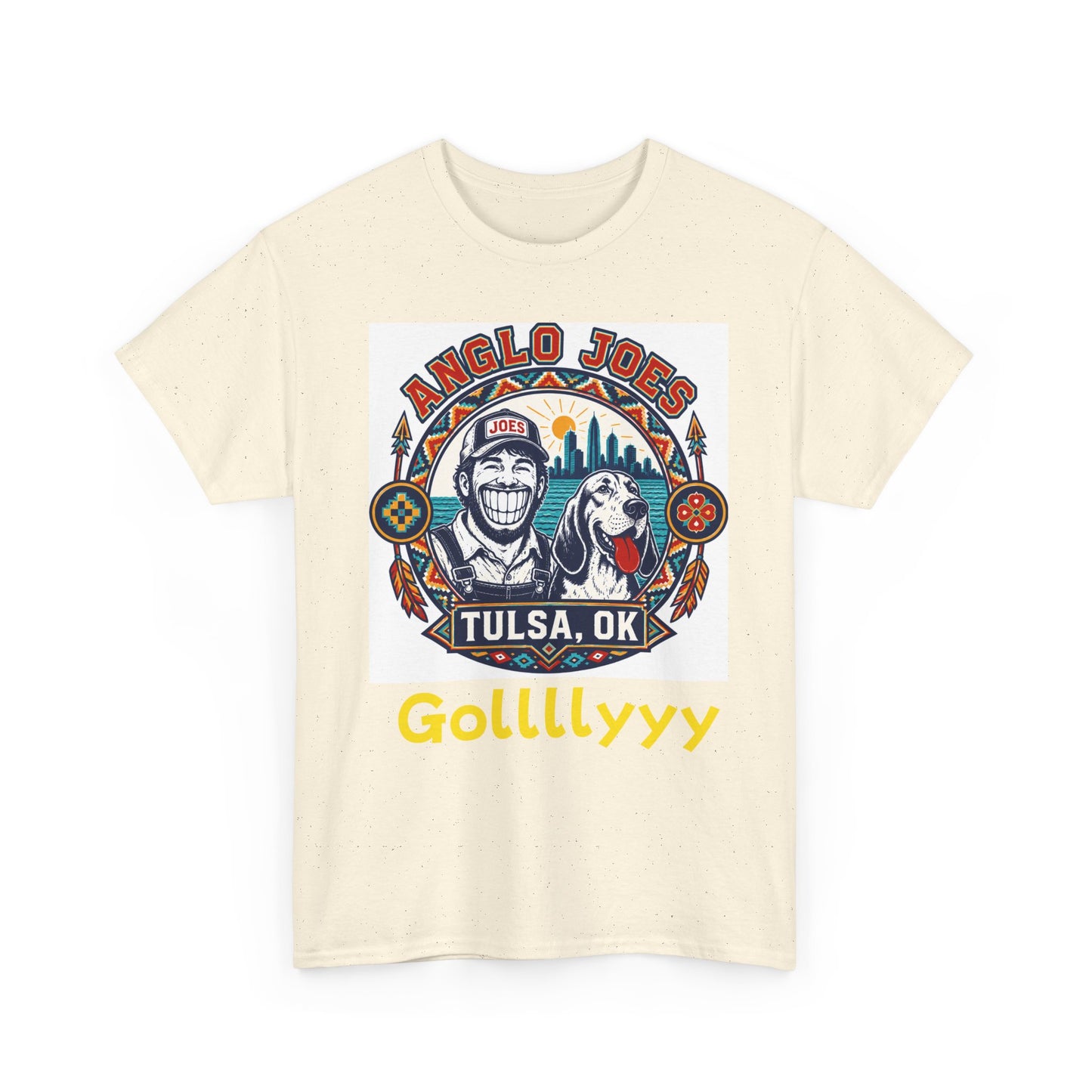 Tulsa Anglo Joe’s Tee — 'Gollllyyy' Retro Sports Graphic T-Shirt