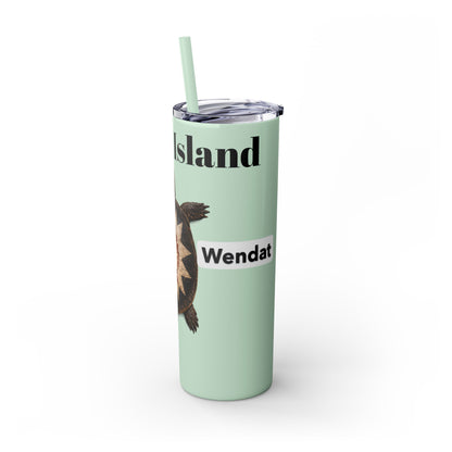 Wyandotte Skinny Tumbler with Straw, 20oz