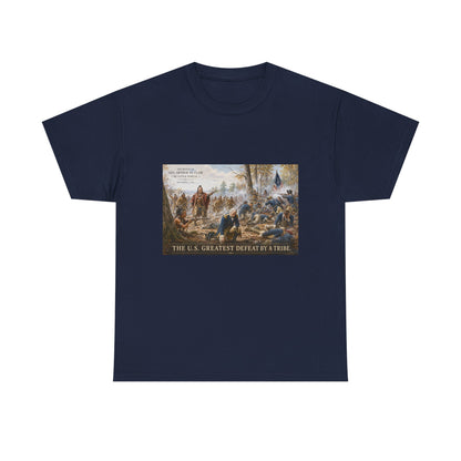 Chief Little Turtle Historical Battle Tee — "The U.S. Greatest Defeat by a Tribe" Cotton T-Shirt