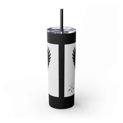Sac Fox Skinny Tumbler with Straw, 20oz