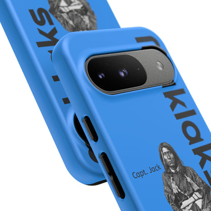 Modoc Blue 'Maklaks' Tough Phone Case with Eagle Drum Design