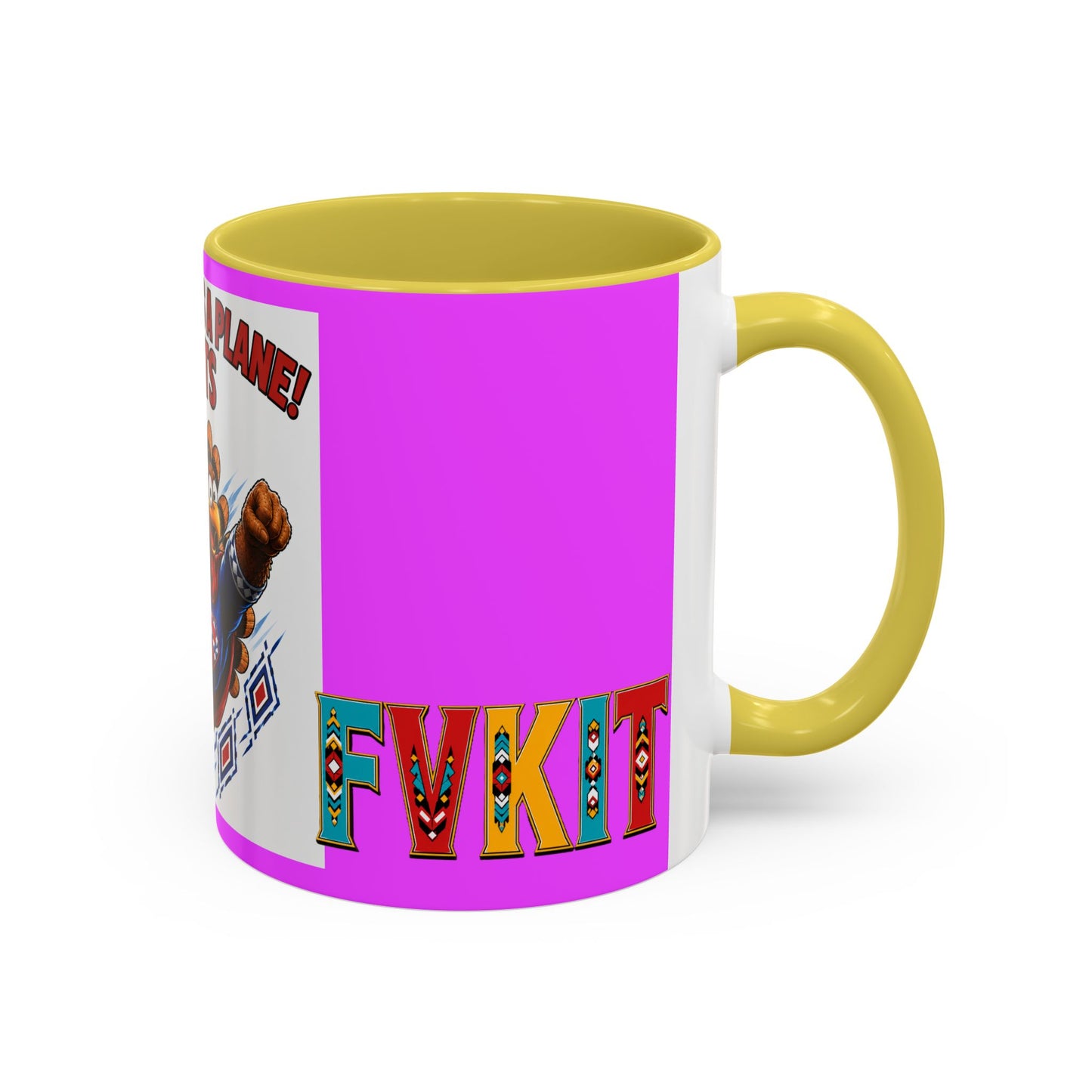 Turkey Coffee Mug — "It’s a Bird! It’s a Plane! No It’s" Colorful 11/15oz Mug