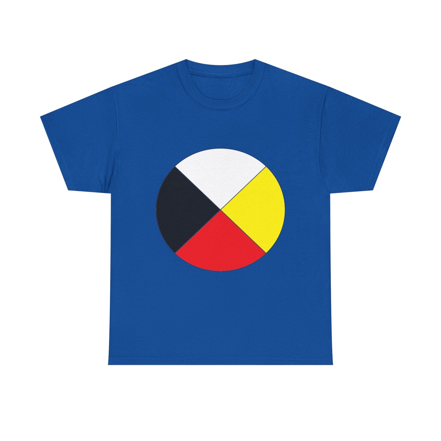 Native Medicine Wheel Tee — Four Directions Circle Design T-Shirt