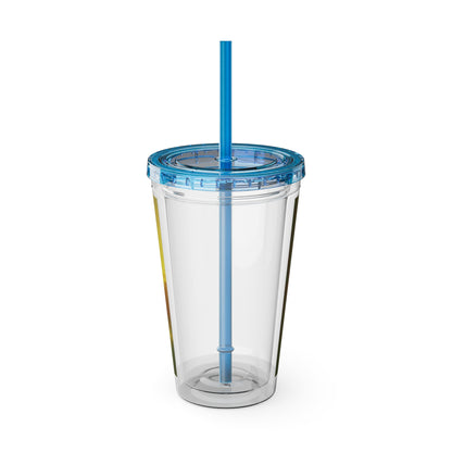 Shawnee Absentee Sunsplash Tumbler with Straw, 16oz