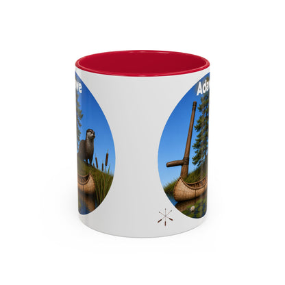Ottawa Adawe Otter Canoe Mug — Nature Wildlife Coffee Cup (11oz & 15oz)