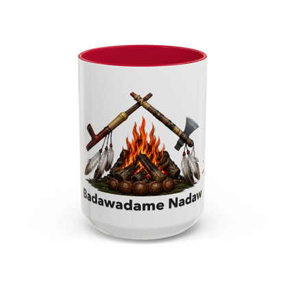 Potawatomi Native Pride Campfire Mug — Badawadame Nadaw Design (11oz/15oz)