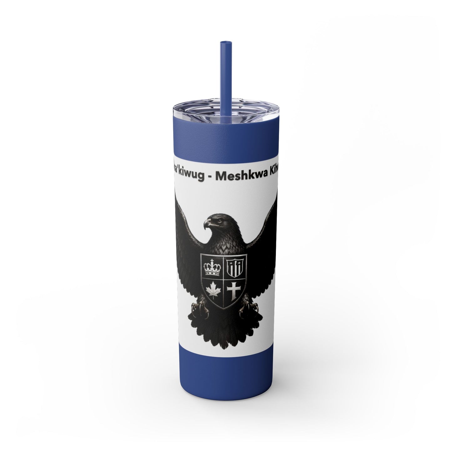 Sac Fox Skinny Tumbler with Straw, 20oz