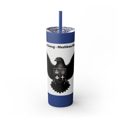 Sac Fox Skinny Tumbler with Straw, 20oz