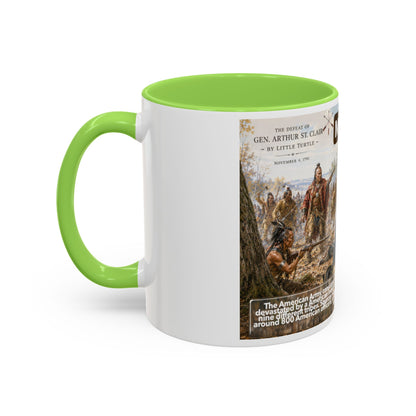 Miami History Battle Scene Mug — Military Vintage Illustration Coffee Cup (11oz/15oz)