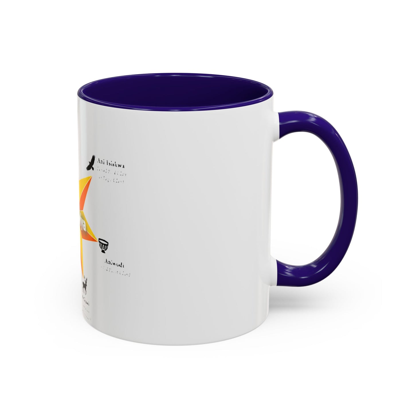 Aniyunwiya Star Map Coffee Mug — Native Seneca/Onondaga Language Names