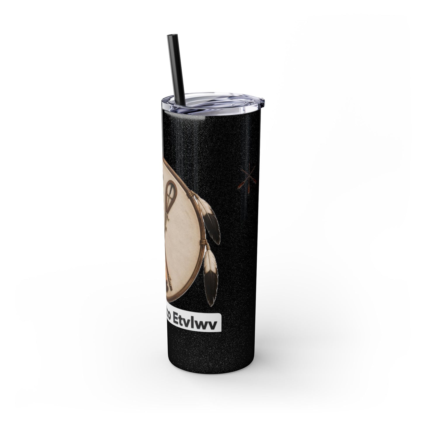 Thlopthlocco Skinny Tumbler with Straw, 20oz