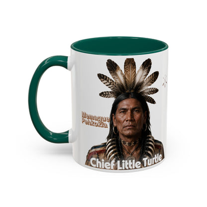 Miami Ceramic Mug — 'Chief Little Turtle' Native Warrior Portrait (11oz & 15oz)