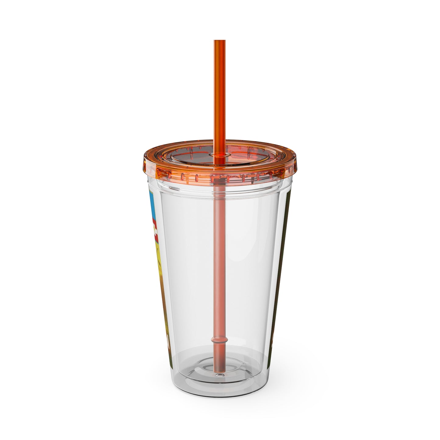 Shawnee N Sunsplash Tumbler with Straw, 16oz