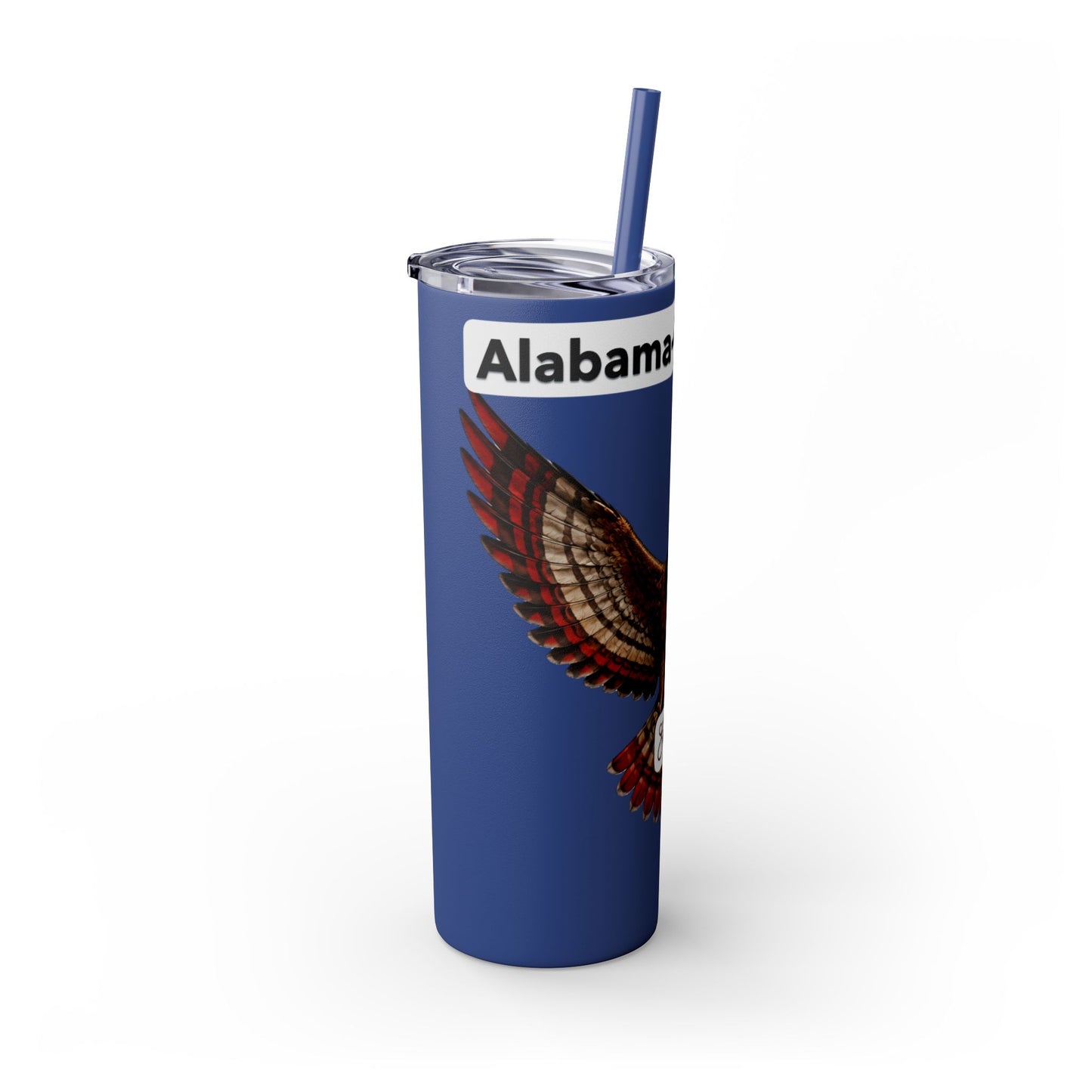 AQ Skinny Tumbler with Straw, 20oz