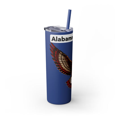 AQ Skinny Tumbler with Straw, 20oz