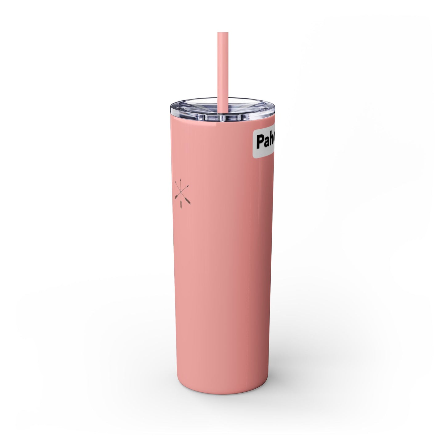Iowa 20oz Skinny Tumbler with Native Dreamcatcher Design - 'Pahodje' Travel Straw Cup