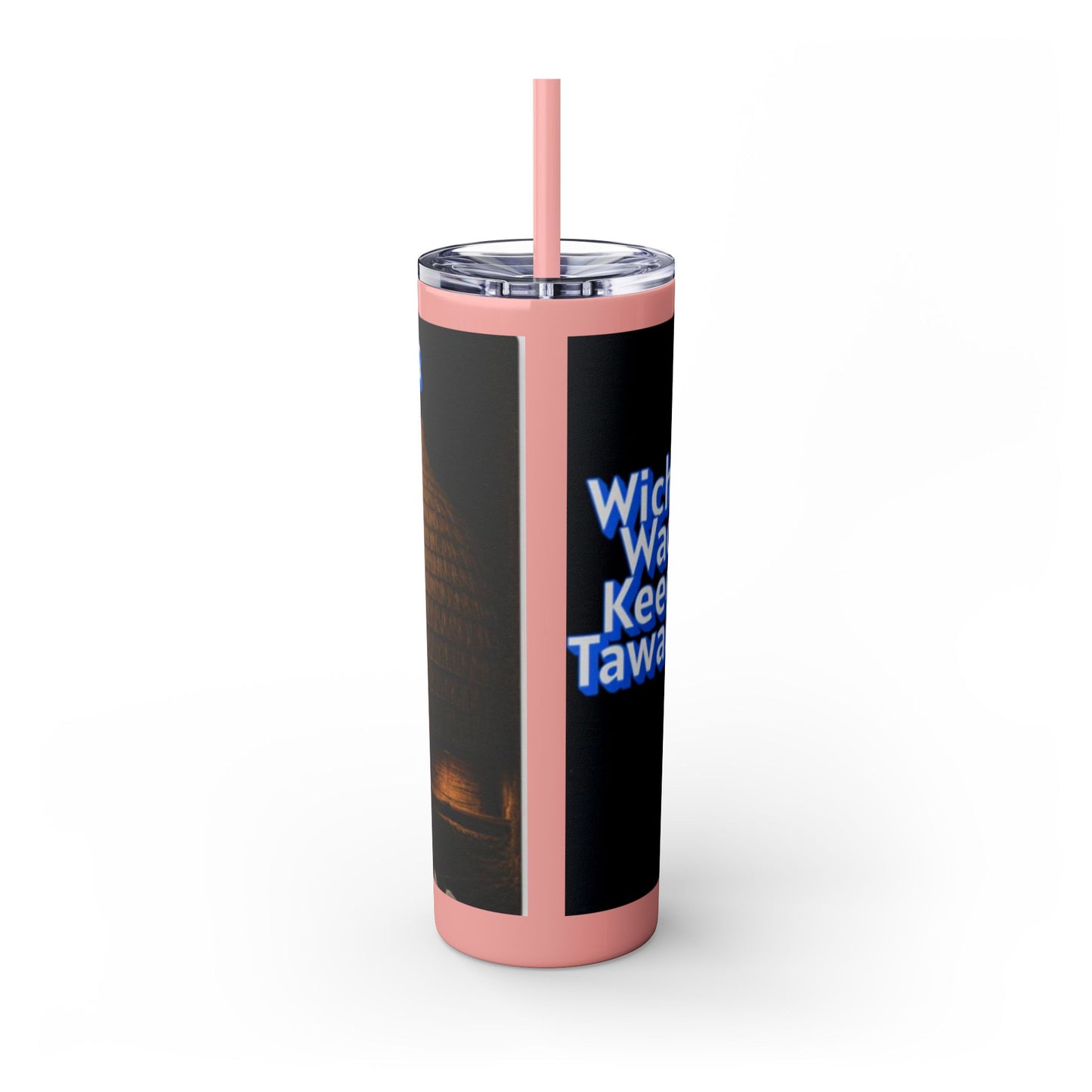 Wichita Skinny Tumbler with Straw, 20oz