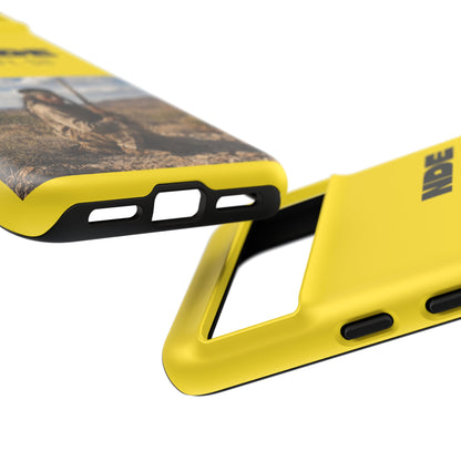 Ft. Sill Phone Case — Yellow ‘NDE Ft. Sill’ Desert Photo Protective Cover