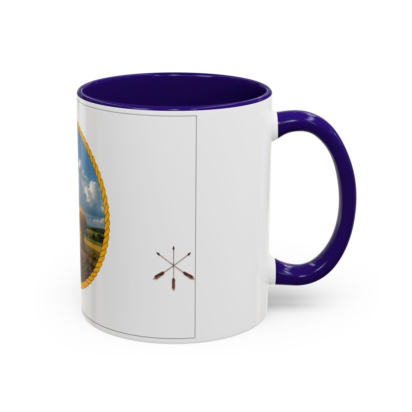Muscogee Scenic Harvest Coffee Mug – Rustic Countryside Landscape 11oz/15oz