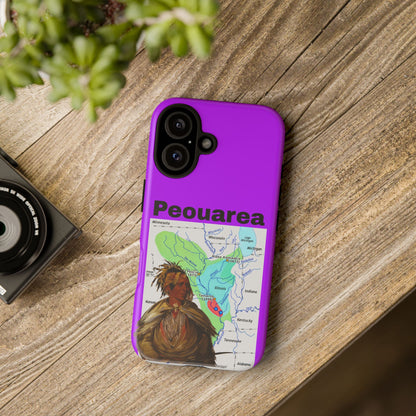 Peoria Phone Case — 'Peouarea' Dreamcatcher Shield Design