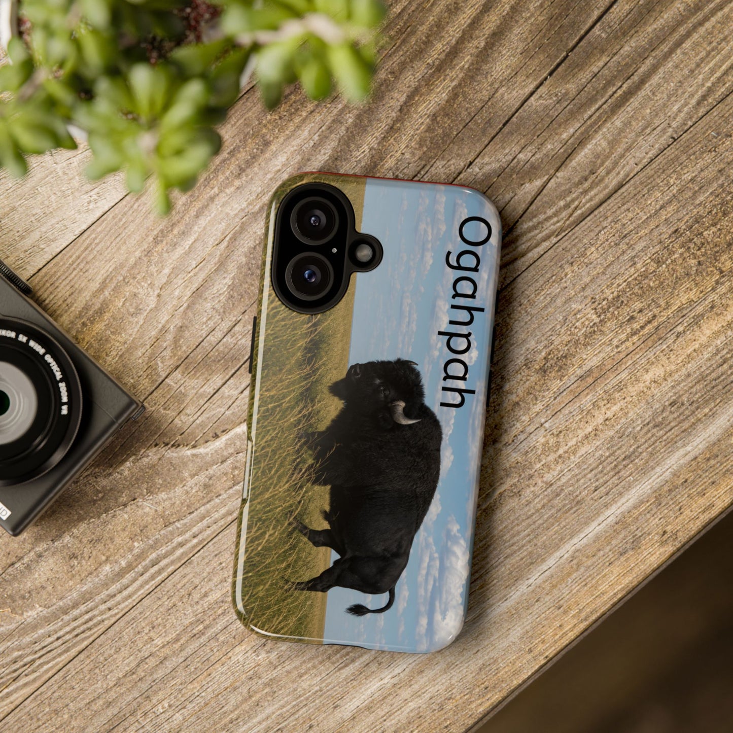 Quapaw Ogahpah Buffalo Phone Case — Native-Inspired Tough Case