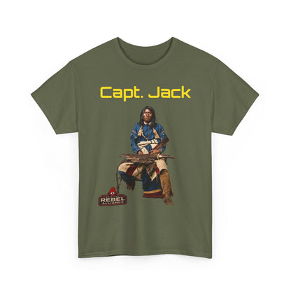 Capt. Jack Graphic Tee — Vintage Captain Illustration Shirt