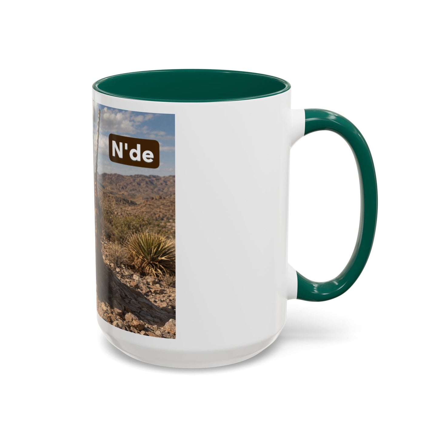 Ft. Sill Apache Desert Scene Coffee Mug — 'N'de' Southwest Landscape 11/15oz