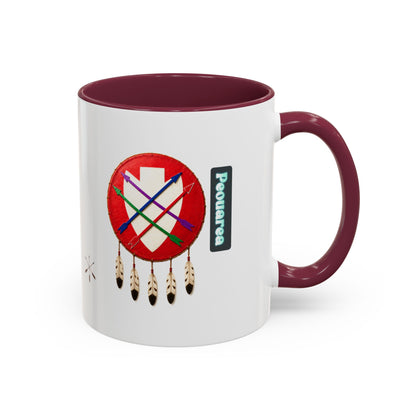 Peoria Powawera Dreamcatcher Coffee Mug — Colorful 11oz & 15oz Ceramic