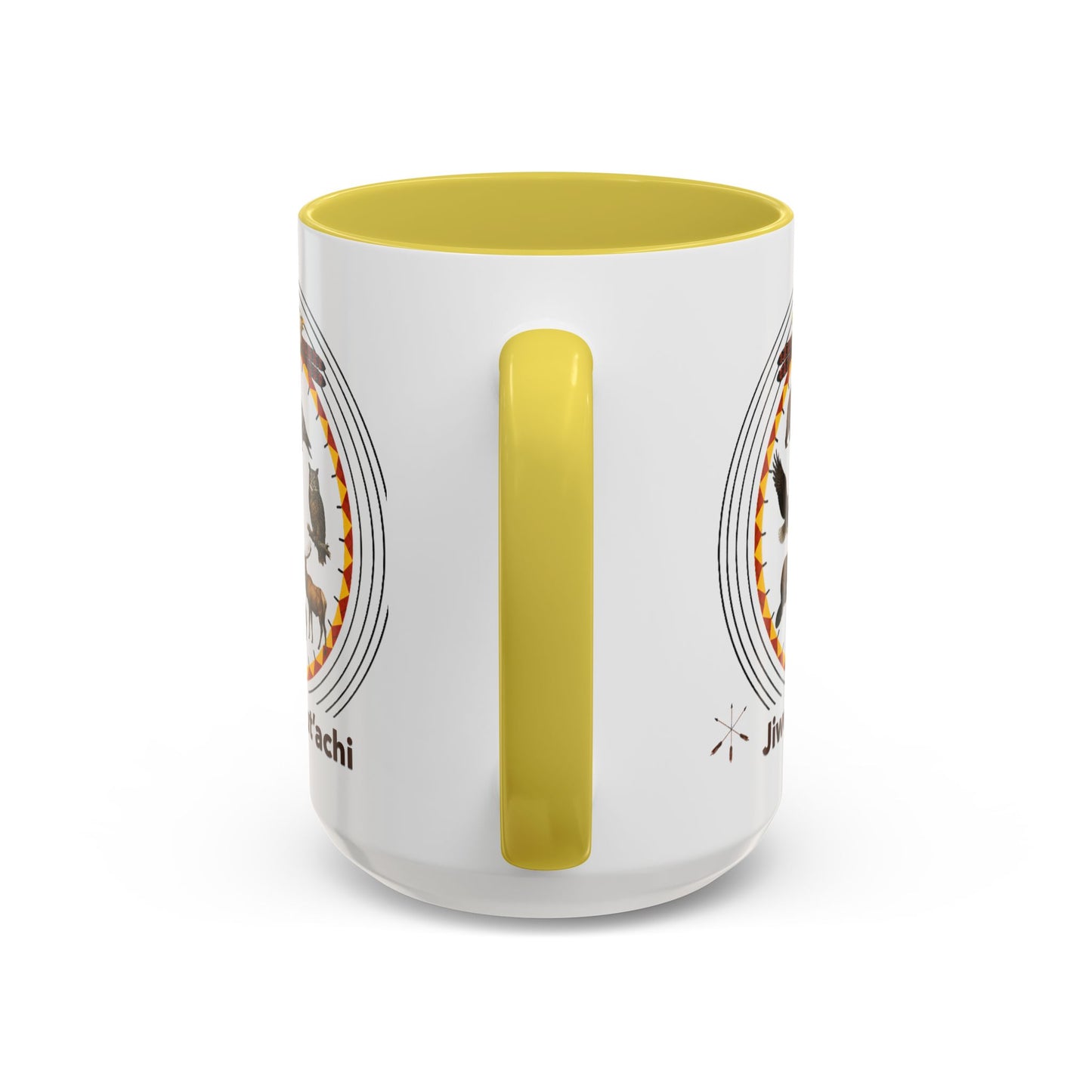 Otoe Missouria Native Animal Circle Mug – 'Jiwere-Nut'achi' Illustrated Coffee Cup (11oz/15oz)