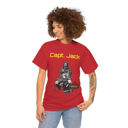 Capt. Jack Graphic Tee — Rebel Archer Vintage Arrow Back Print
