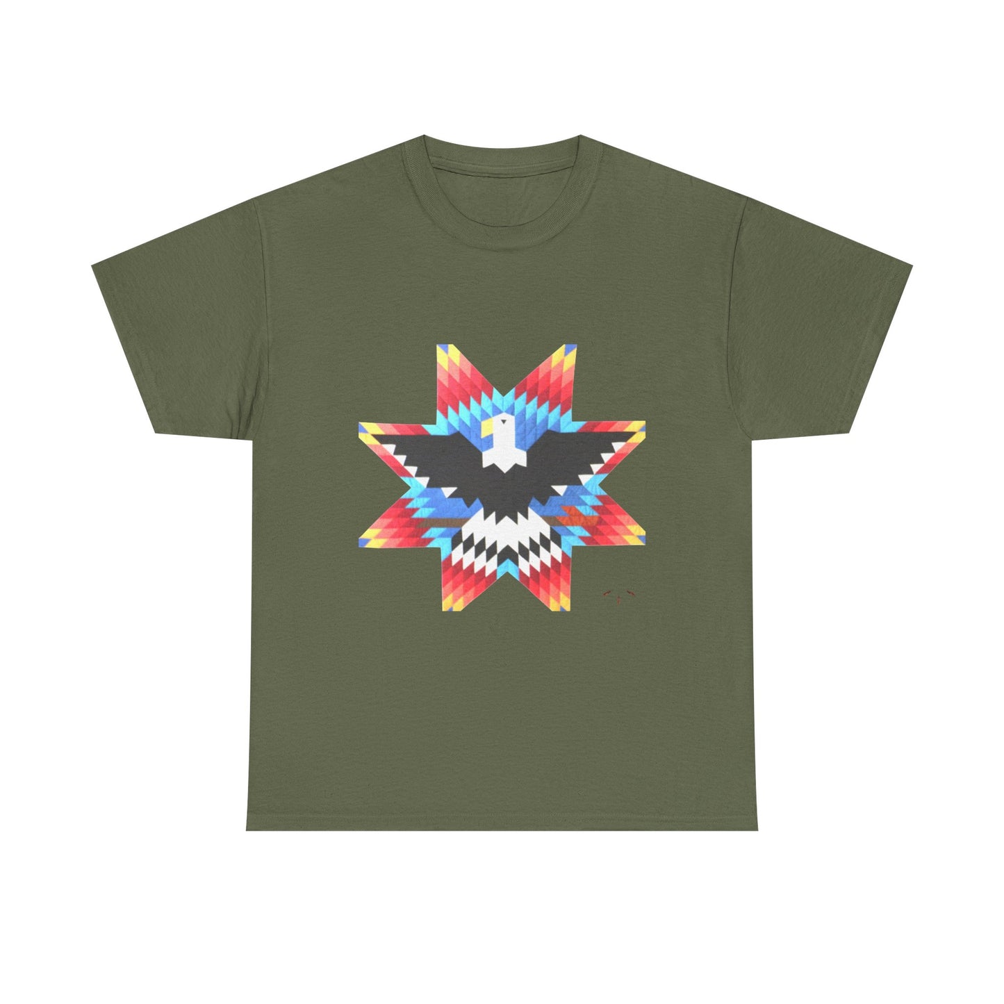 Native Star Eagle Graphic Tee with Arrow Backprint