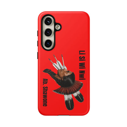 Absentee Shawnee Headdress Phone Case — 'Li Si Wi Ni' Design