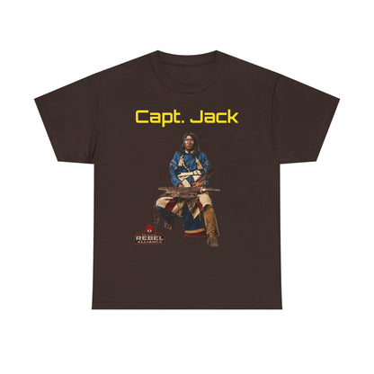 Capt. Jack Graphic Tee — Vintage Captain Illustration Shirt
