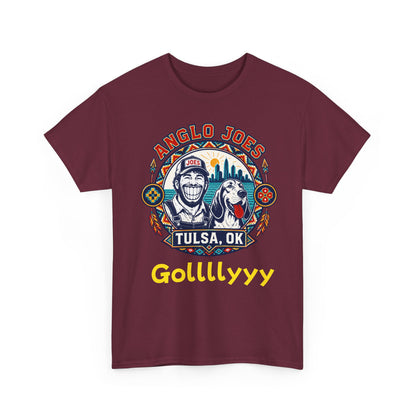 Anglo Joe’s Tulsa Tee Gollllyyyy — 'Gollllyyy' Retro Sports Graphic T-Shirt