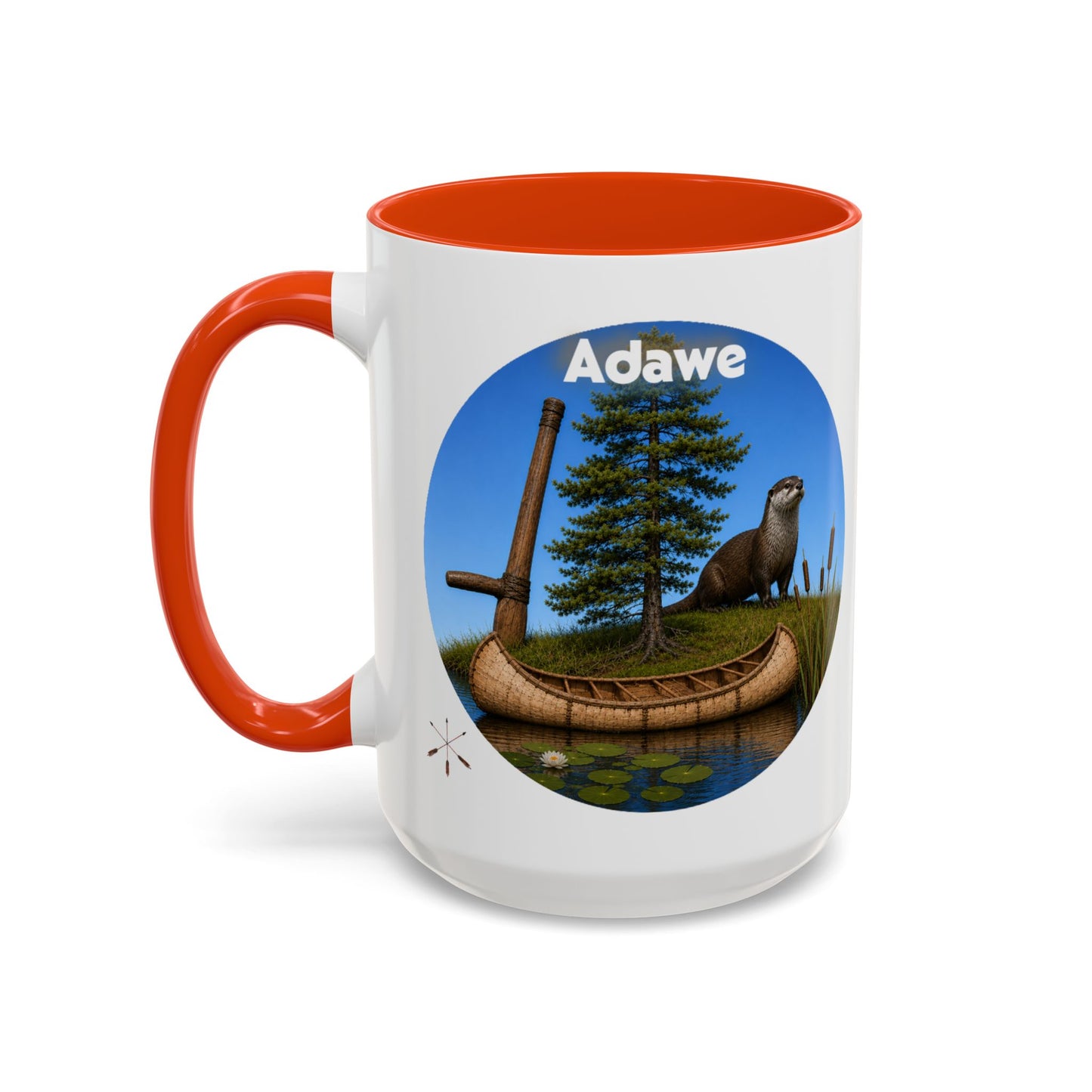 Ottawa Adawe Otter Canoe Mug — Nature Wildlife Coffee Cup (11oz & 15oz)
