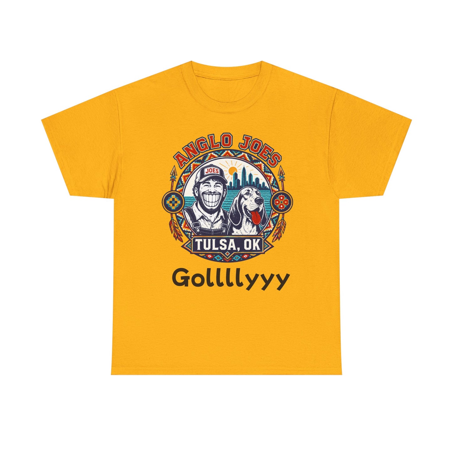 Anglo Joe’s Tulsa Tee Gollllyyyy — 'Gollllyyy' Retro Sports Graphic T-Shirt