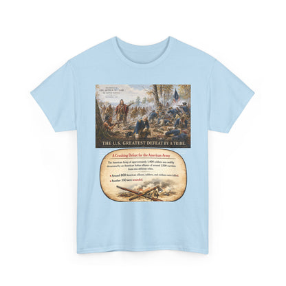 Chief Little Turtle Historical Battle Tee — "The U.S. Greatest Defeat by a Tribe" Cotton T-Shirt