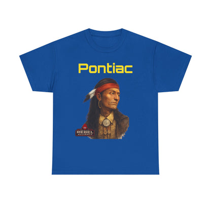 Pontiac Portrait T‑Shirt — Native Chief Graphic Tee