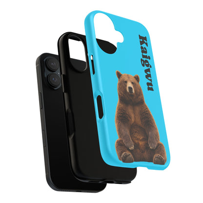Kiowa Tough Cases: Personalized Kaigwu Tough Phone Case with Horse Rider Design