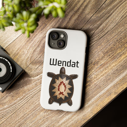 Wyandotte Wendat Turtle Phone Case — Indigenous Turtle Shield Design